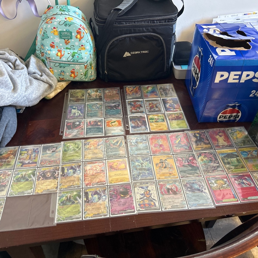 Pokémon full arts and EX cards